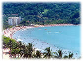 Praia do Centro - Hotel Mar Caraguatatuba