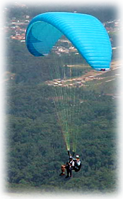 Voo de Paraglider - Hotel Mar Caraguatatuba